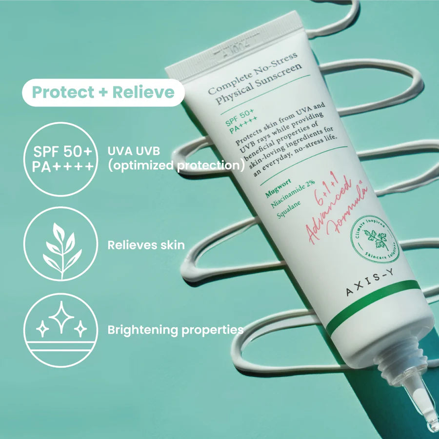 AXIS-Y - Complete No-stress Physical sunscreen (50 ml.) - Nuaglowdk
