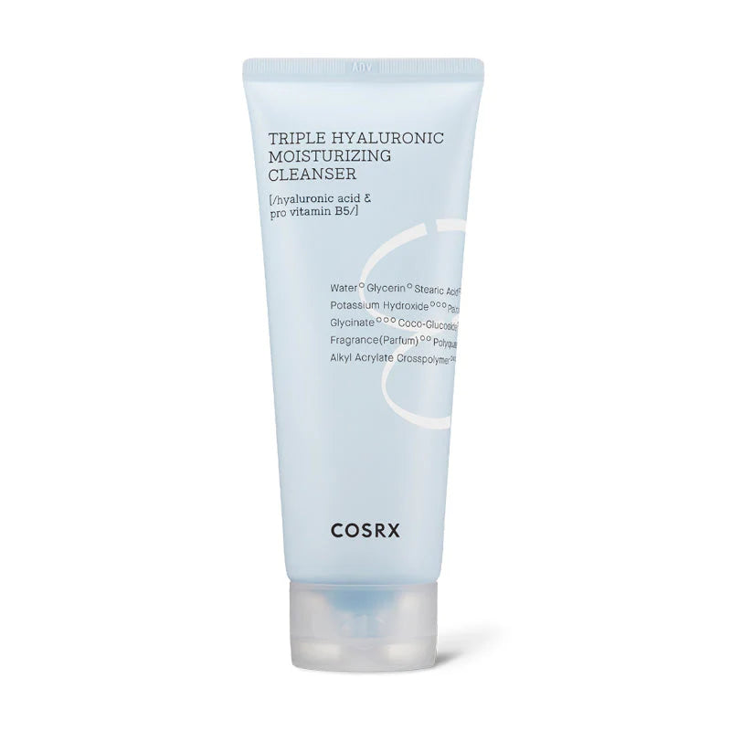COSRX - Hydrium Triple Hyaluronic Moisture Cleanser (150 ml.) - Nuaglowdk