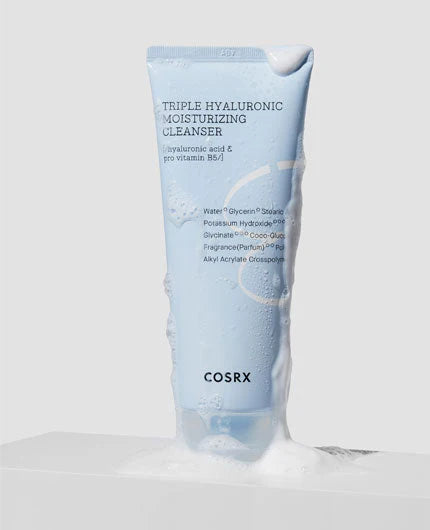 COSRX - Hydrium Triple Hyaluronic Moisture Cleanser (150 ml.) - Nuaglowdk