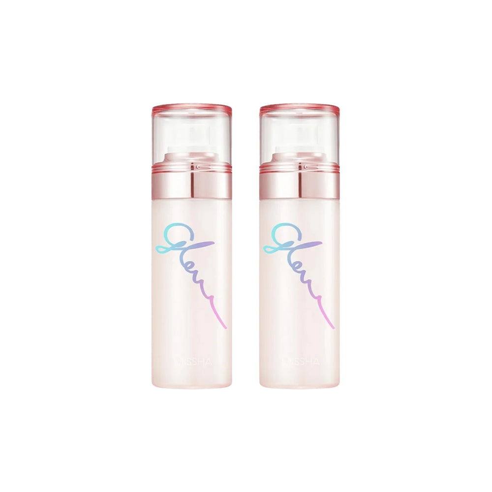 Missha Glow Skin Balm To Go Mist in a sleek 80 ml spray bottle, designed for refreshing and hydrating skin on the go.