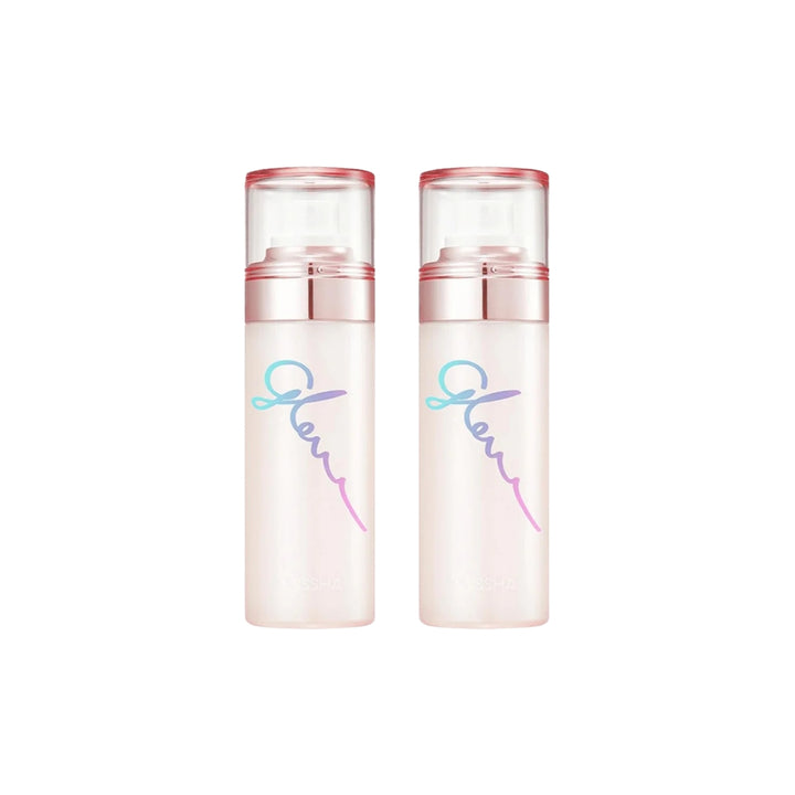 Missha Glow Skin Balm To Go Mist in a sleek 80 ml spray bottle, designed for refreshing and hydrating skin on the go.
