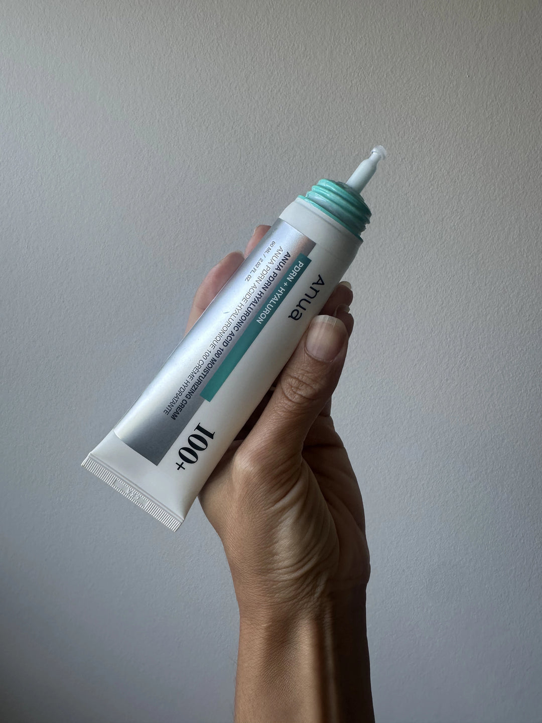 ANUA PDRN Hyaluronic Acid 100 ansigtscreme i 60ml, fugtgivende creme med hyaluronsyre og PDRN til ansigtet
