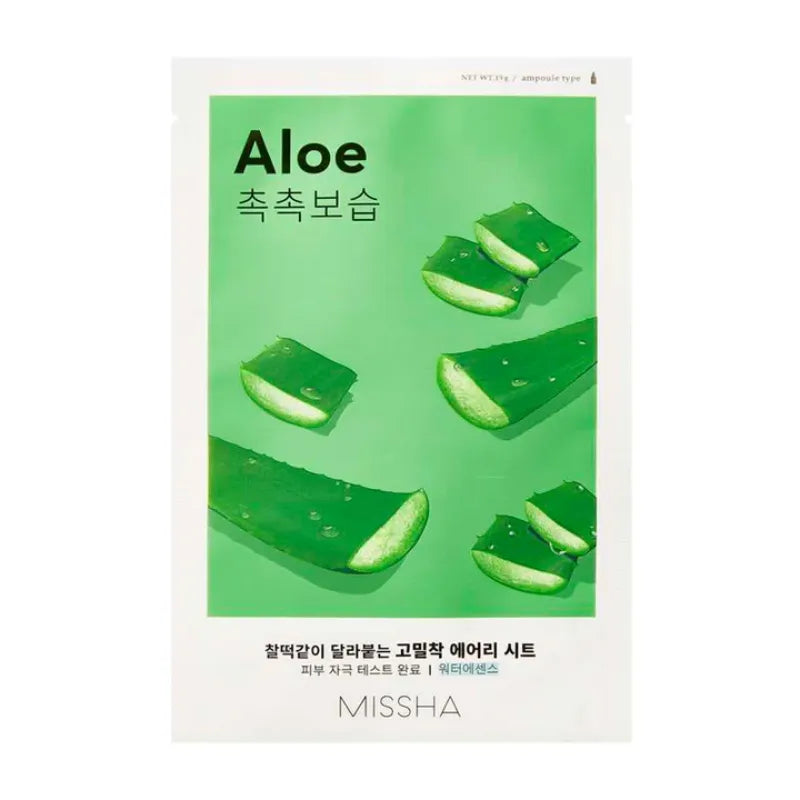 Missha - Airy Fit Sheet Mask #Aloe - Nuaglowdk