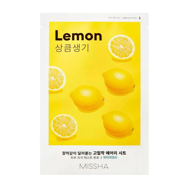 Missha - Airy Fit Sheet Mask #Lemon - Nuaglowdk
