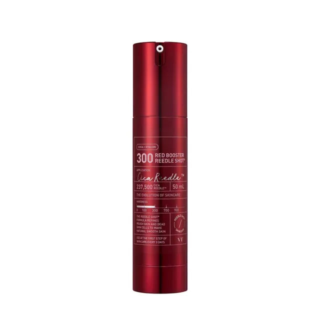 VT Cosmetics - Red Booster Reedle Shot 300 (50ml.) - Nuaglow