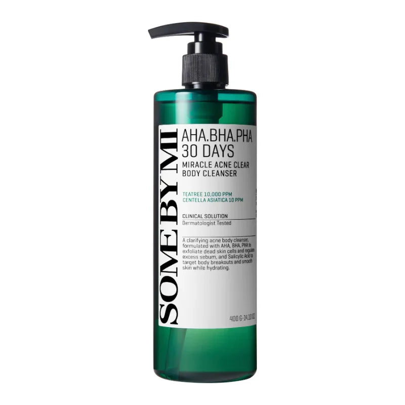 Some By Mi - AHA BHA PHA 30 Days Miracle Acne Clear Body Cleanser (400 ml.) - Nuaglowdk