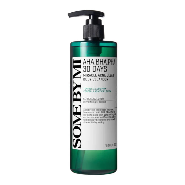 Some By Mi - AHA BHA PHA 30 Days Miracle Acne Clear Body Cleanser (400 ml.) - Nuaglowdk