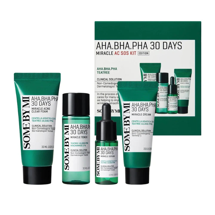 Some By Mi - AHA BHA PHA 30 Days Miracle AC S.O.S KIT - Nuaglowdk