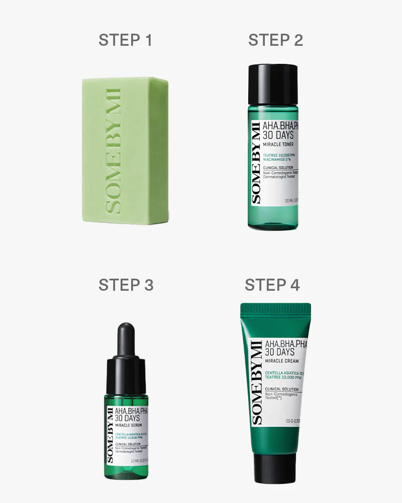 Some By Mi - AHA BHA PHA 30 Days Miracle Starter Kit - Nuaglowdk