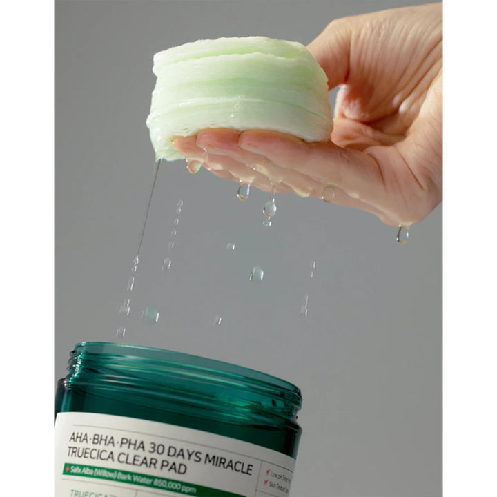 Some By Mi - AHA BHA PHA 30 Days Miracle Truecica Clear Pad - Nuaglowdk